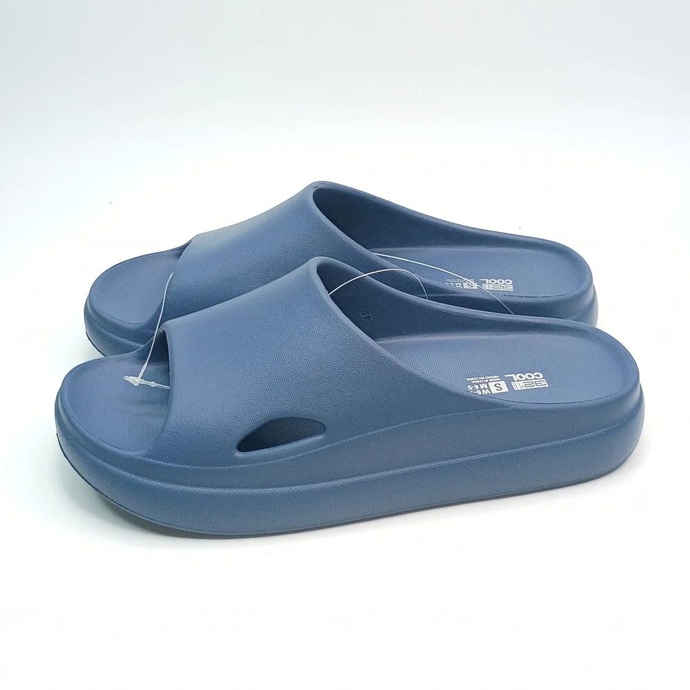32 Degrees Cool Cushion Slides Men Size 7-8 Womens‎ 9-10 Navy Blue EVA Sandals